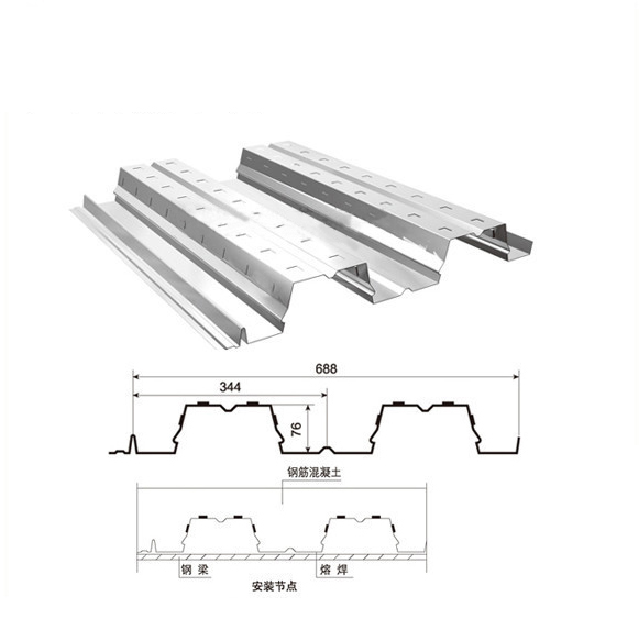 YX76-344-688开口楼承板 YX76-344-688开口楼承板
